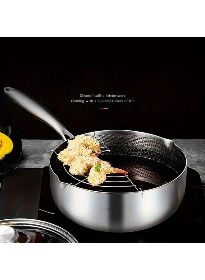 Multi Functional Non Stick Snow Pot Durable Japanese Milk Pot For Frying Cooking Home Outdoor Use - Image 5